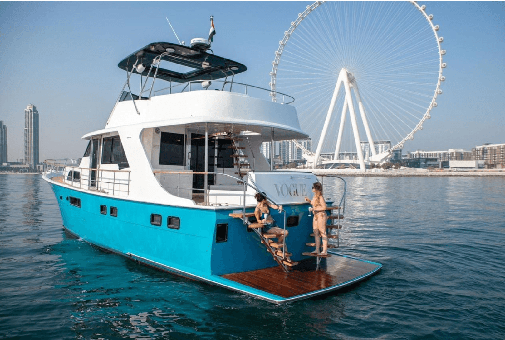 Hatteras 64ft yacht rental Dubai gallery image 6