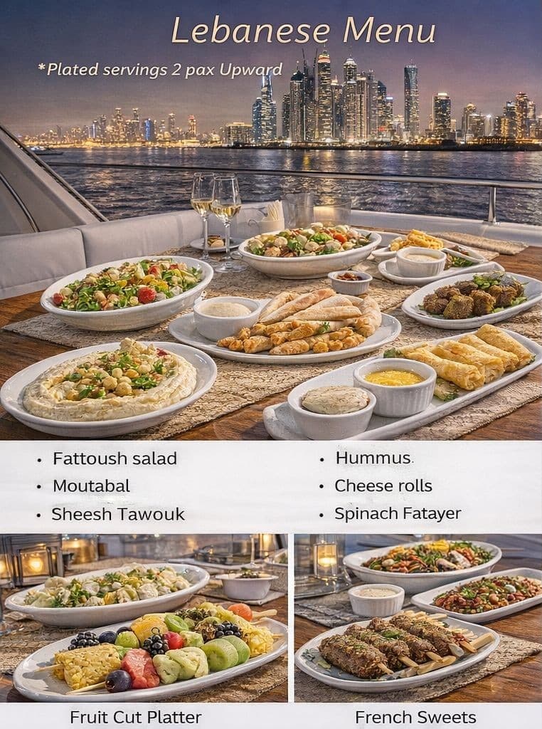 Lebanese Menu