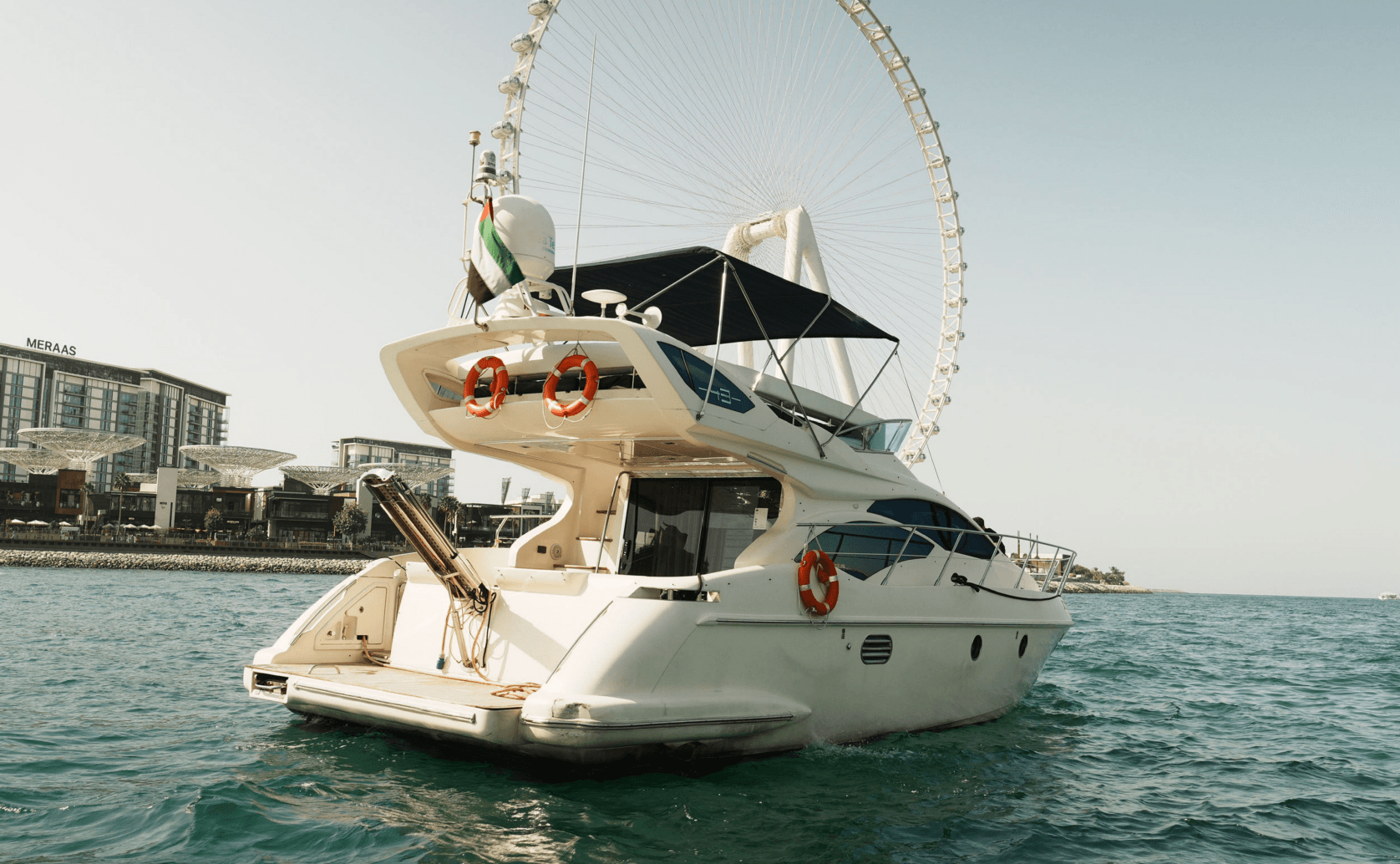 Senorita 43ft yacht rental Dubai gallery image 2